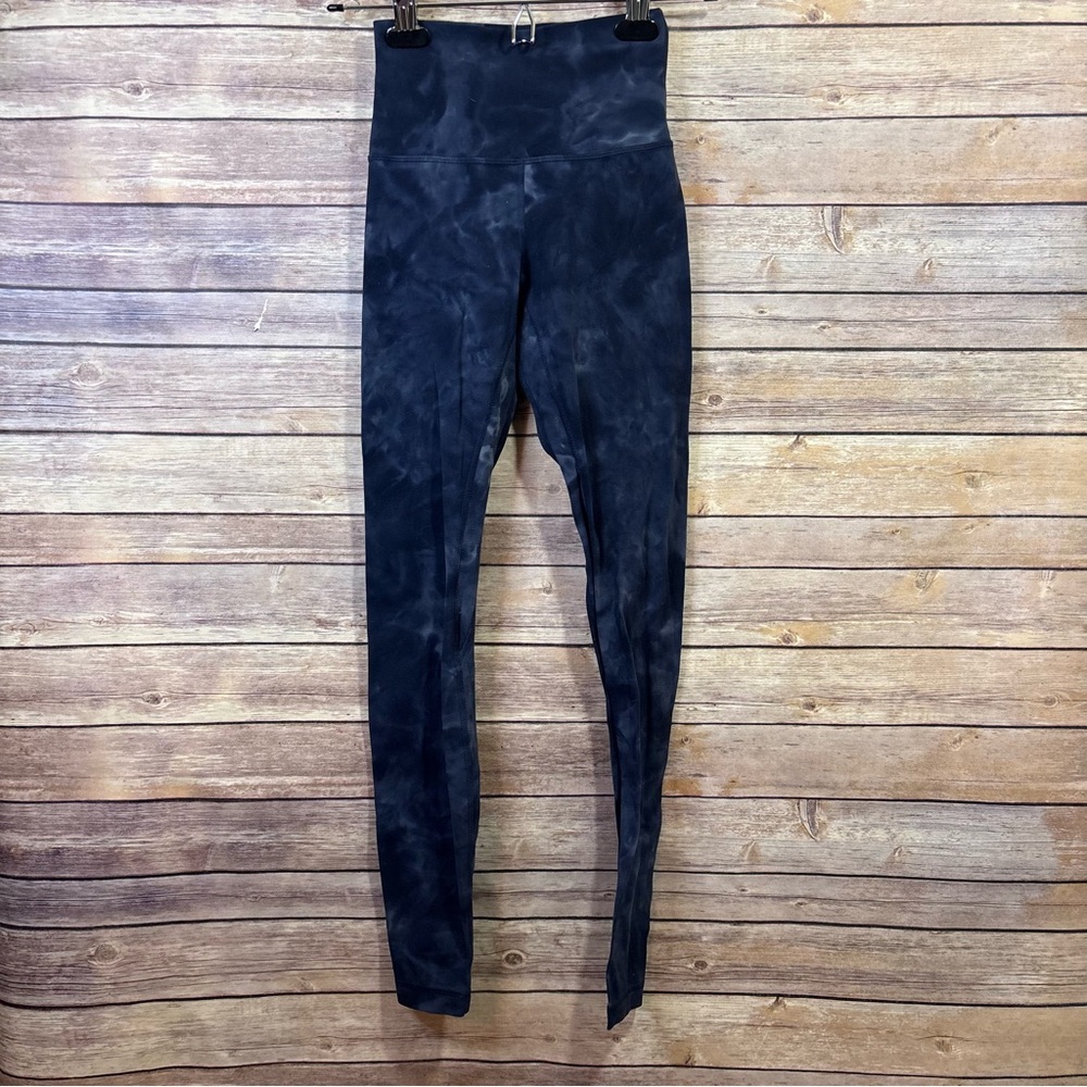 Lululemon Align Blue Tie Dye Leggings Size 2